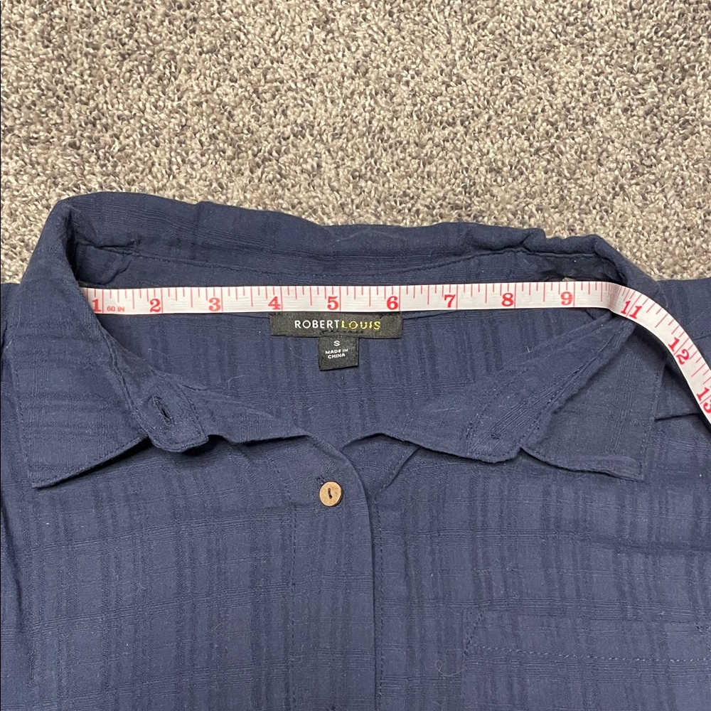 Navy Blue Women’s Blouse - Picture 7 of 13